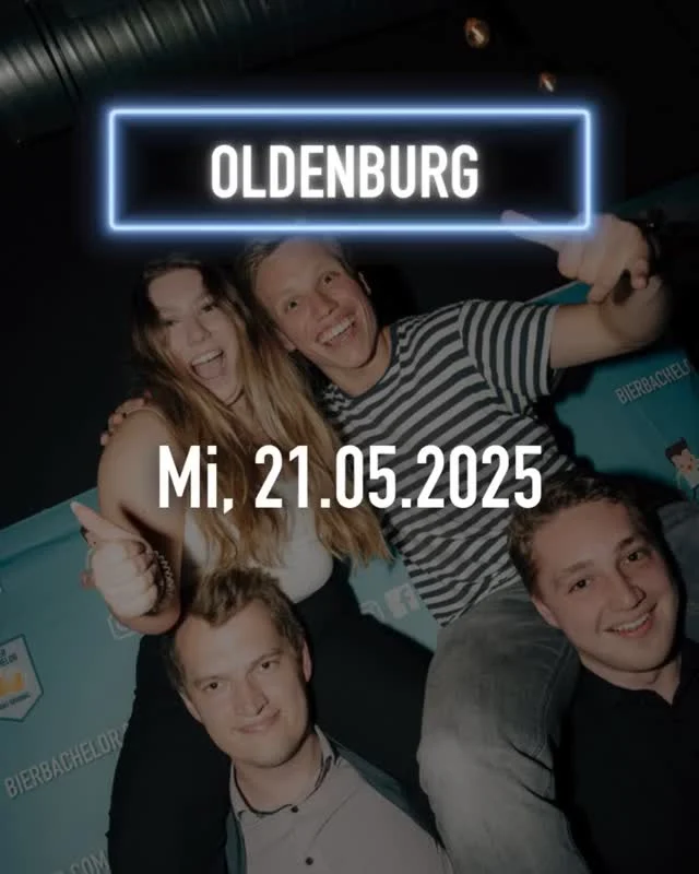 🎓🍻 Hol dir den "Bier Bachelor" in Oldenburg! 🍻🎓
Liebe Oldenburger und Studierende, es ist wieder soweit – die legendäre Kneipentour “Bier Bachelor” steht vor der Tür und wartet auf euch! 🤩

📅 Wann? 21. Mai 2025
📍 Wo? In den besten Bars und Kneipen Oldenburgs
💸 Preis? 7-9 € (je nach Anzahl gekaufter Tickets)
🎟 Tickets? https://www.bierbachelor.com/tickets/Oldenburg

💬 Was erwartet euch?
• 10 Bars, 10 Getränke, 10 Stempel – und am Ende: dein offizielles Bier Bachelor-Zertifikat! 🏅
• Eine unvergessliche Partynacht in einem der angesagtesten Clubs der Stadt, um deinen Abschluss gebührend zu feiern! 🎉

🍺 Witz des Tages: Wusstest du, dass Bier das einzige Studium ist, bei dem mehr Trinken zum Abschluss führt? 😜

Markiere deine Freunde, die auch unbedingt dabei sein müssen, teile diesen Beitrag und lass uns wissen, welche Bar du zuerst ansteuern willst! 🍻

Sichere dir dein Ticket und starte deine Reise zum Bier Bachelor noch heute. 🎟

#bierbachelor #oldenburgerleben #prostoldenburg